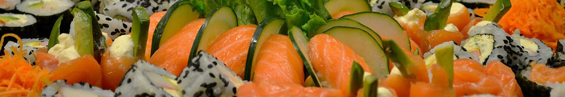Eating Japanese Sushi at TGI's Sushi restaurant in Campbell, CA.